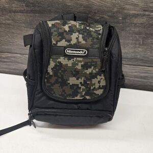 NINTENDO Camo Mini Backpack Travel Carry Case Bag DS Gameboy Video Game Console
